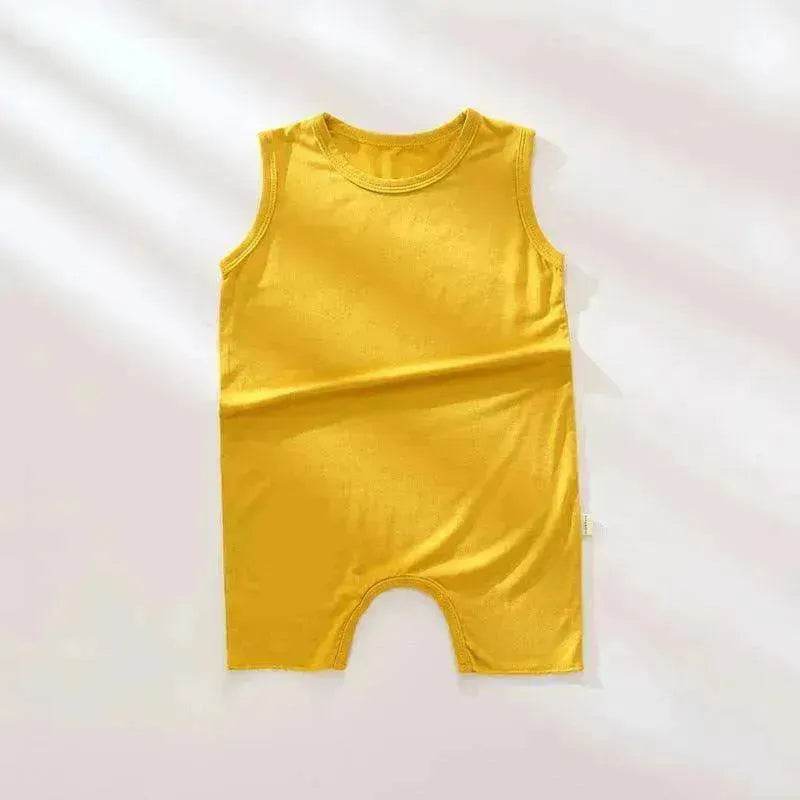 Baby Summer Modal Thin Sleeveless Tank Top Romper - EX-STOCK Canada