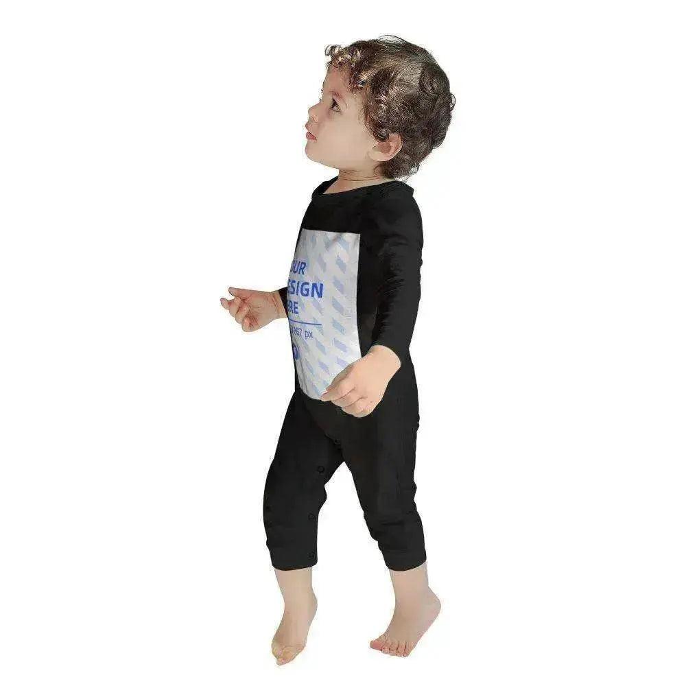 Bequemer Baumwoll-Einteiler für Babys mit langen Ärmeln, personalisierbar EX-STOCK Canada