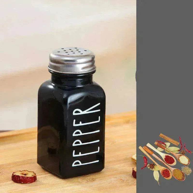 Barbecue Sprinkler Bottle Salt And Pepper Shaker Seasoning Bottle Square Glass Bottle - EX-STOCK Canada