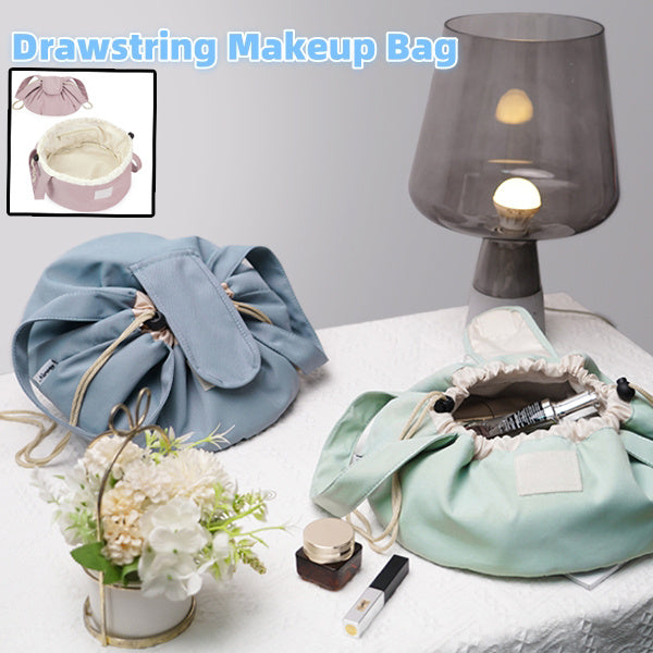 Barrel Drawstring Makeup Bag Large Capacity Women's Cosmetic Bag Toiletries Organizer Pouch Lady Travel Storage Case EX-STOCK Canada