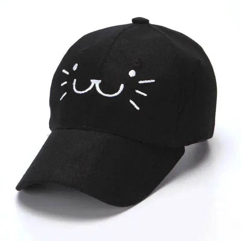 Baseball Korean Sunscreen Cute Kitten Cap - EX-STOCK Canada