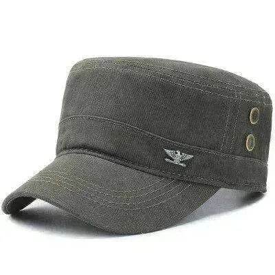 Baseball summer outdoor sunhat leisure flat military cap - EX-STOCK Canada