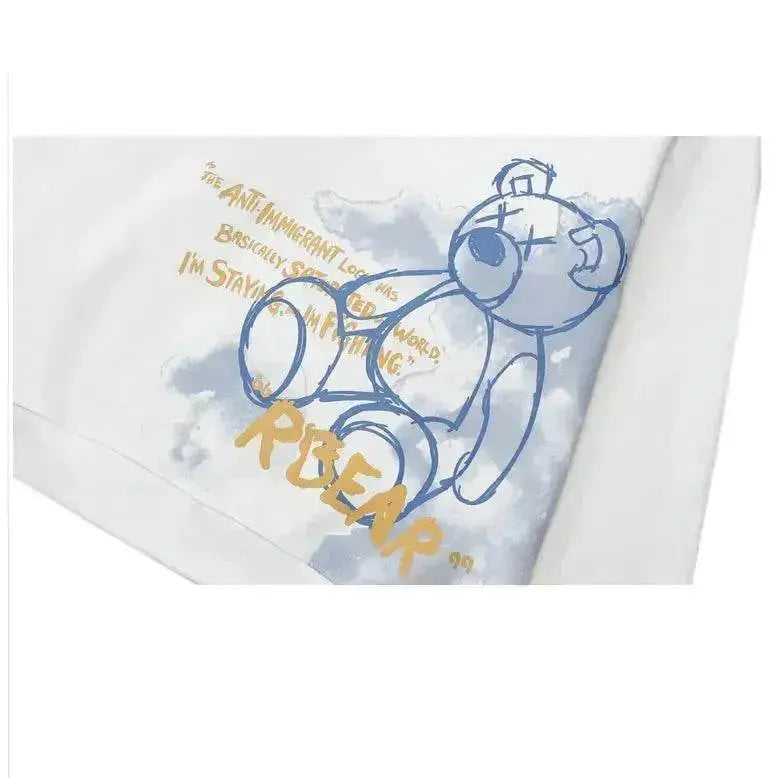 Bear Graphic Print Hoodie - EX-STOCK Canada