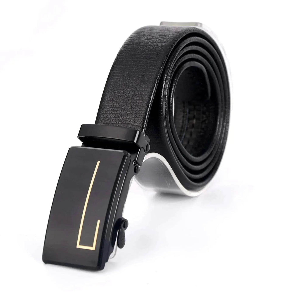 Belt Men's Automatic Buckle Belt Mirror Acrylic Iron Button Men's Business Casual Belt - EX-STOCK Canada
