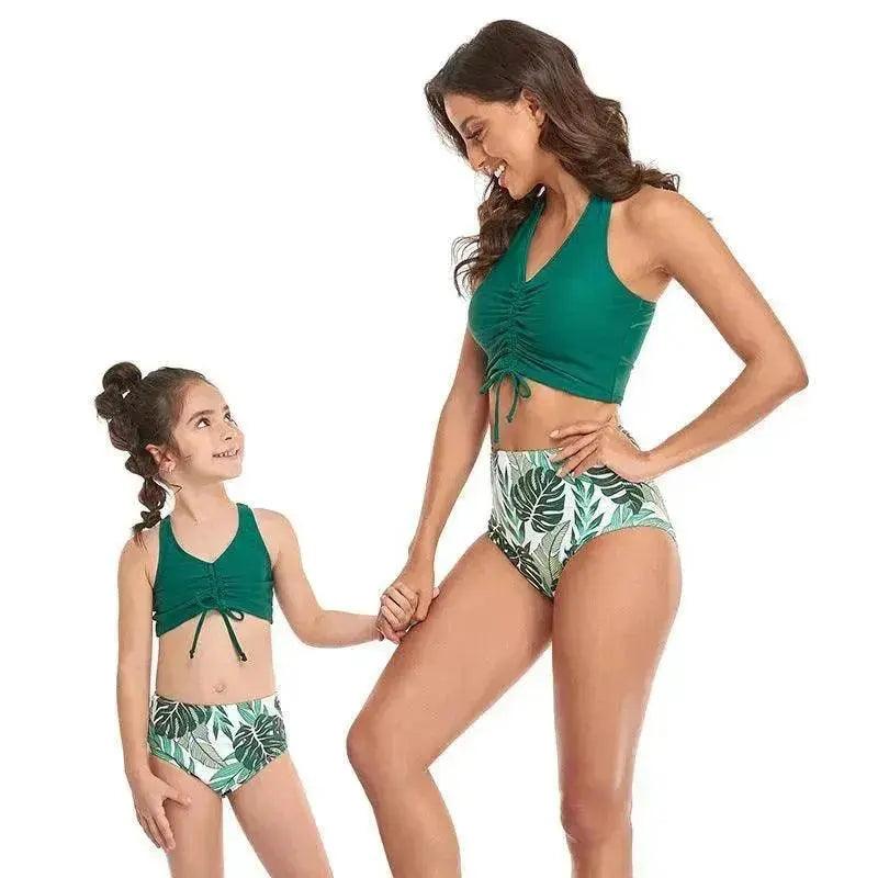 Bikini europäischer und amerikanischer Eltern-Kind-Teilbadeanzug – EX-STOCK Canada