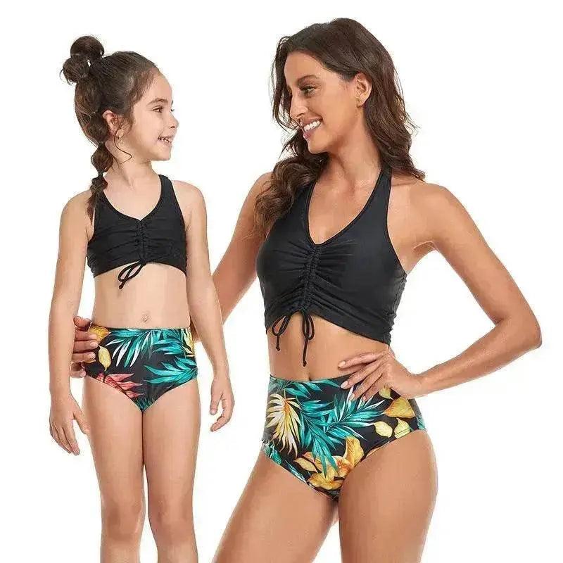 Bikini europäischer und amerikanischer Eltern-Kind-Teilbadeanzug – EX-STOCK Canada