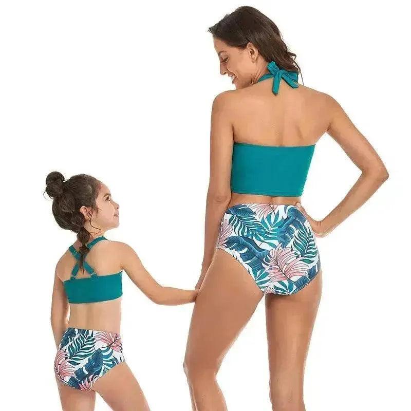 Bikini europäischer und amerikanischer Eltern-Kind-Teilbadeanzug – EX-STOCK Canada