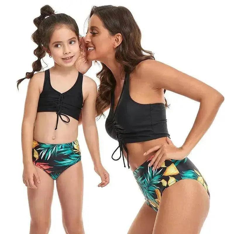 Bikini europäischer und amerikanischer Eltern-Kind-Teilbadeanzug – EX-STOCK Canada