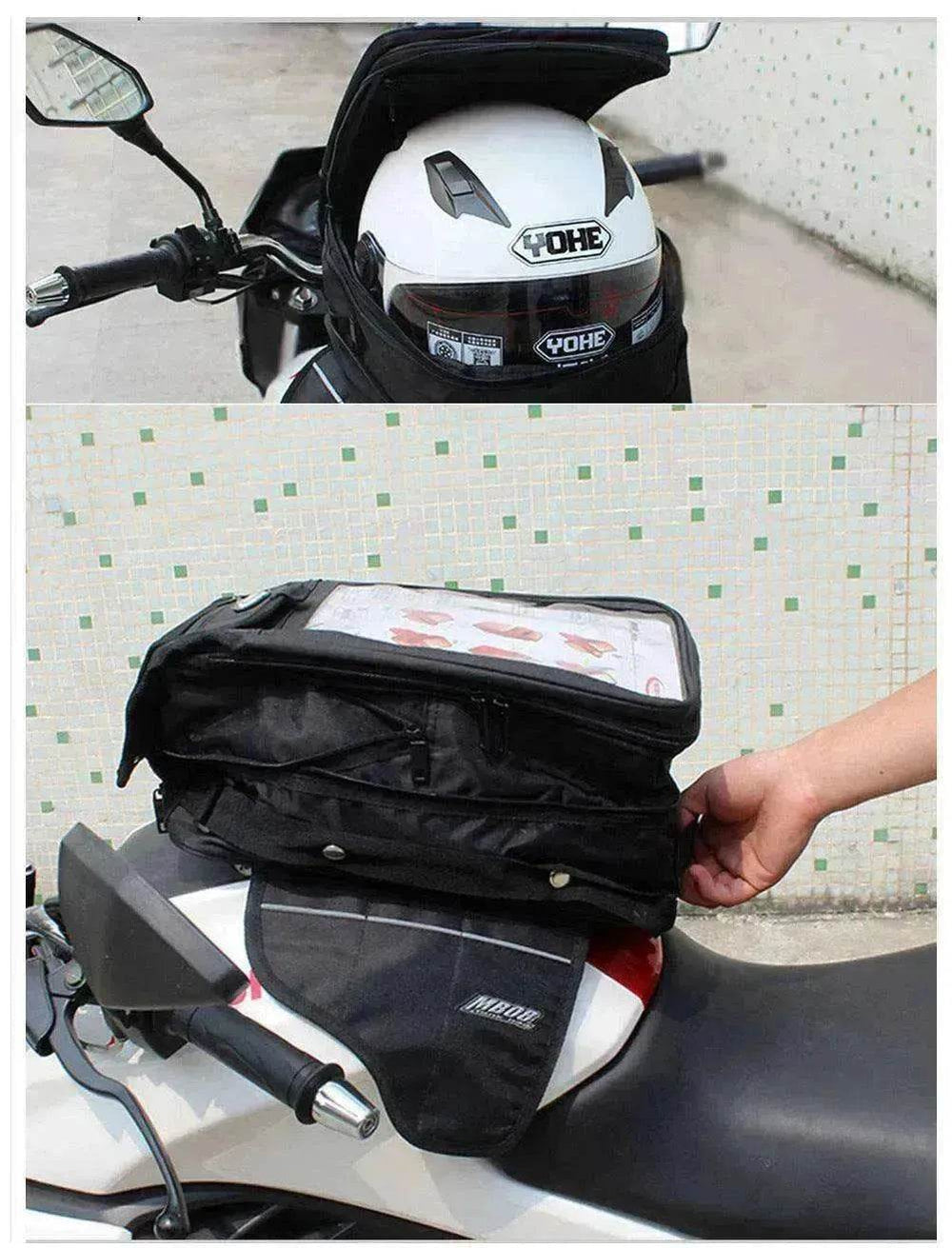 Black Motorcycle Accessories Carrying Luggage - EX-STOCK Canada