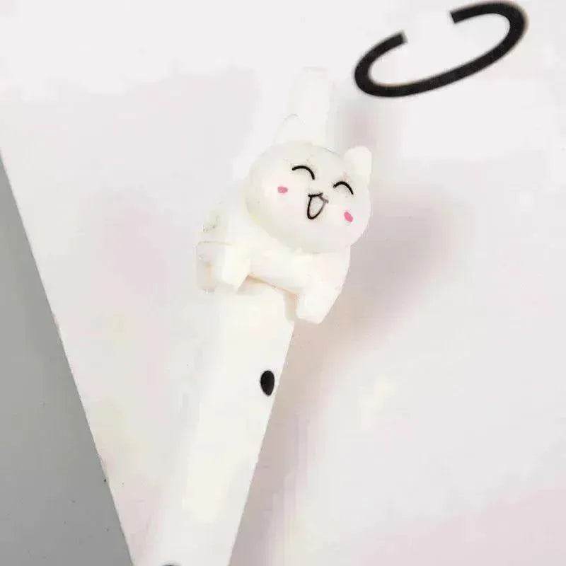 Black & White Cat Pattern Office School Supplies Gel Pen - EX-STOCK Canada