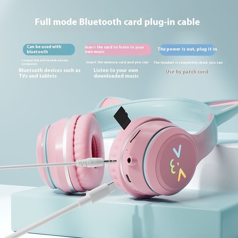 Bluetooth Headset BT035C Gradient Color EX-STOCK Canada
