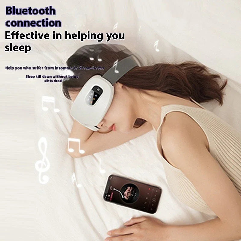Bluetooth Music Hot Compress Eye Mask Massager EX-STOCK Canada