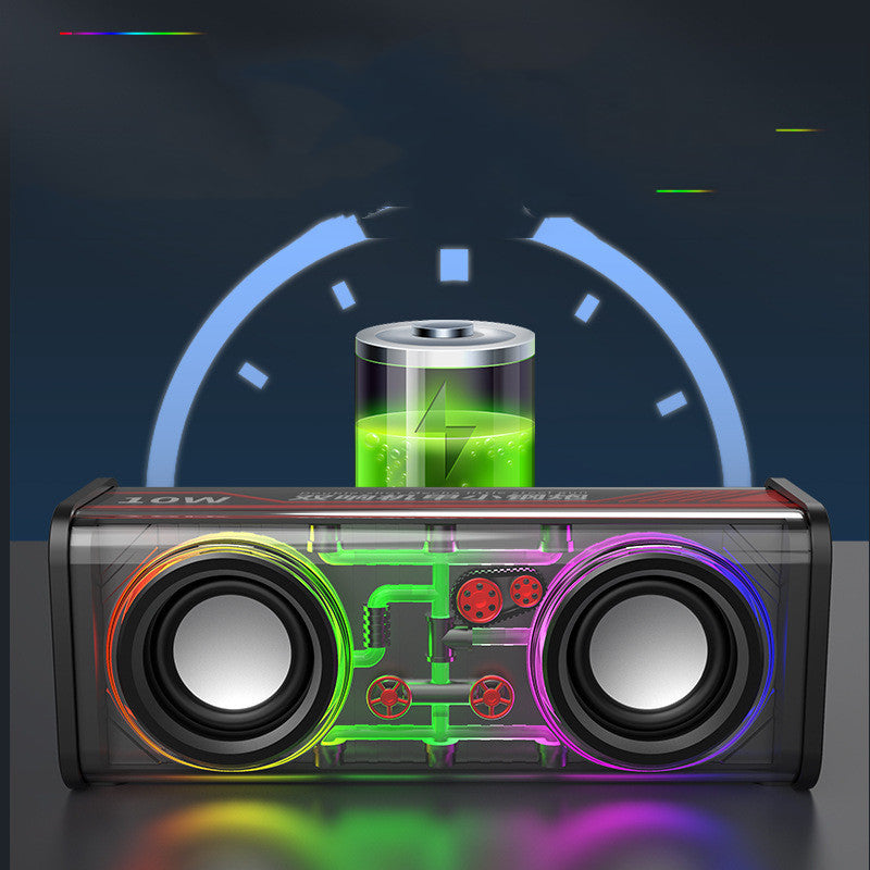 Bluetooth Speaker Transparent Mecha High Power EX-STOCK Canada