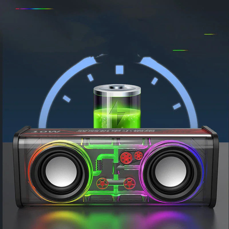 Bluetooth Speaker Transparent Mecha High Power EX-STOCK Canada
