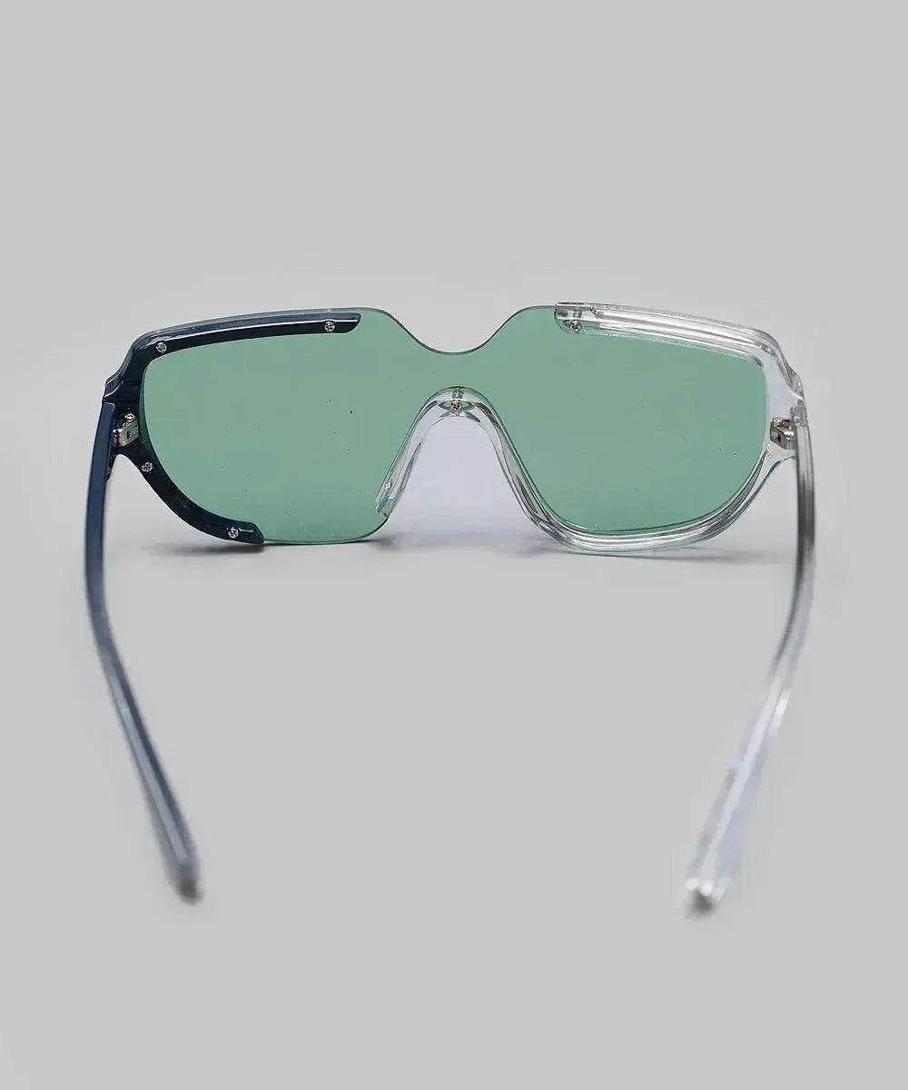 Bored Wear Asymmetrical Green Glasses - EX-STOCK Canada