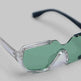 Bored Wear Asymmetrical Green Glasses - EX-STOCK Canada