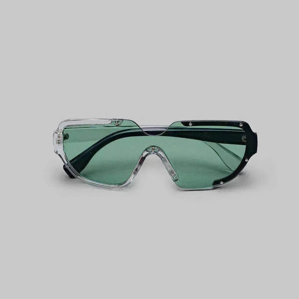 Bored Wear Asymmetrical Green Glasses - EX-STOCK Canada