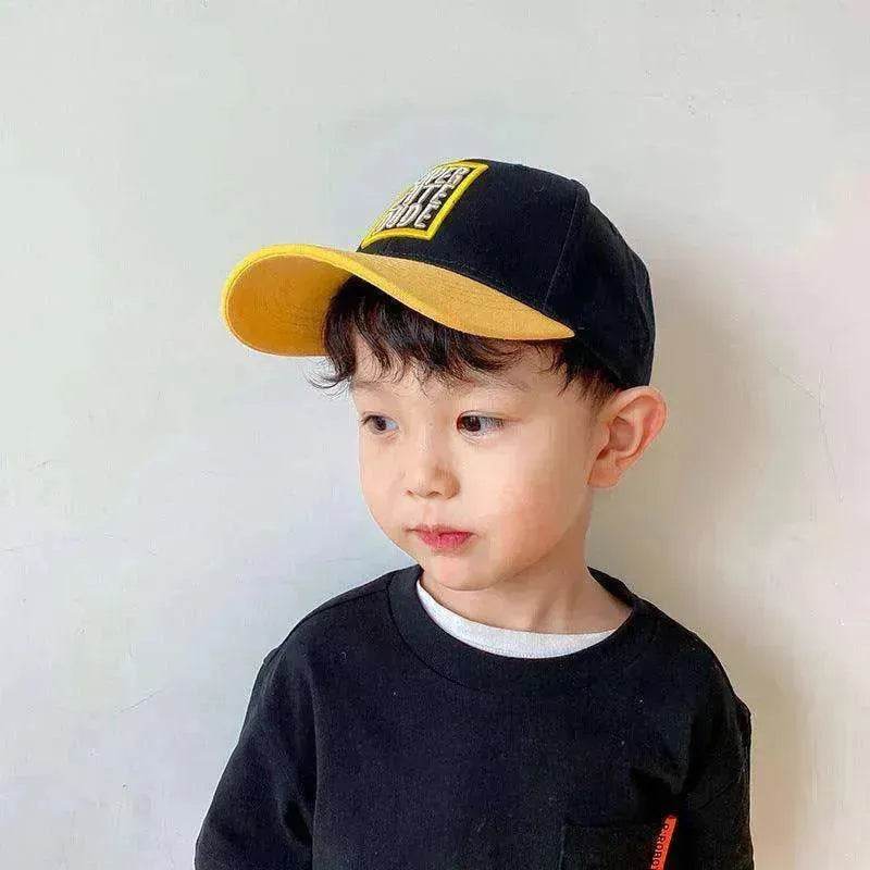 Boys And Girls Casual Color Matching Embroidery Caps - EX-STOCK Canada