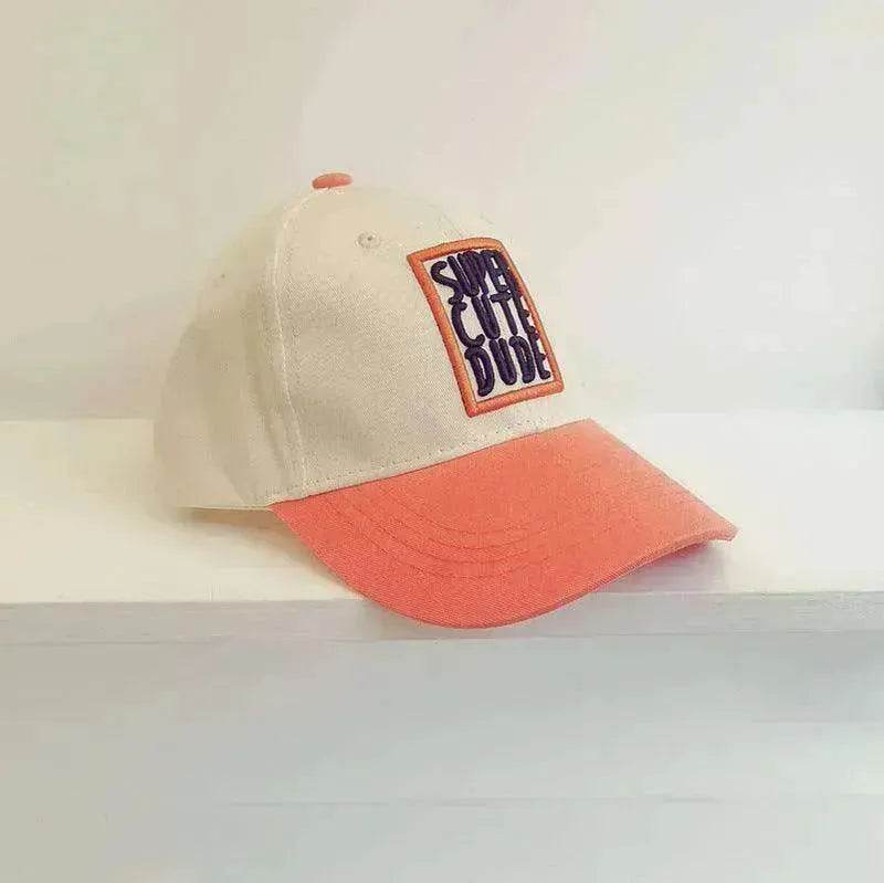 Boys And Girls Casual Color Matching Embroidery Caps - EX-STOCK Canada