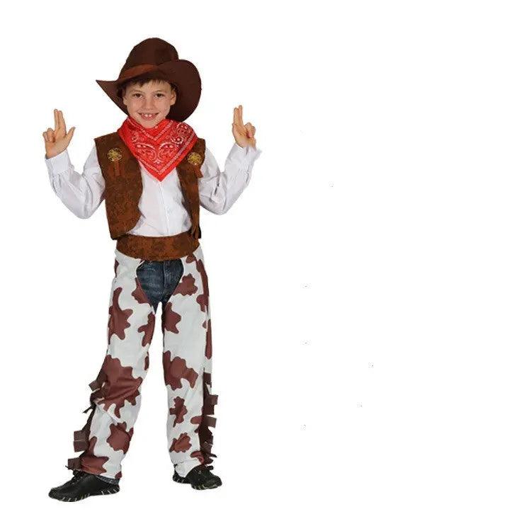 Jungen- und Mädchen-Cowboy-Kostüme Weihnachten Kinder-Cowboy-Kostüme - EX-STOCK Canada