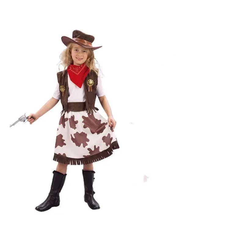Jungen- und Mädchen-Cowboy-Kostüme Weihnachten Kinder-Cowboy-Kostüme - EX-STOCK Canada