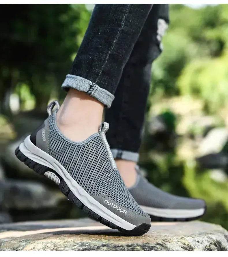 Breathable Hollow Fashion Slip-on Lazy Shoes - EX-STOCK Canada