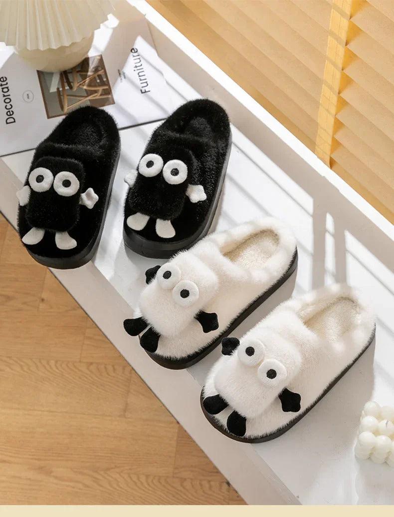 Chaussons en coton thermique pour couple BriquetteEX-STOCK Canada