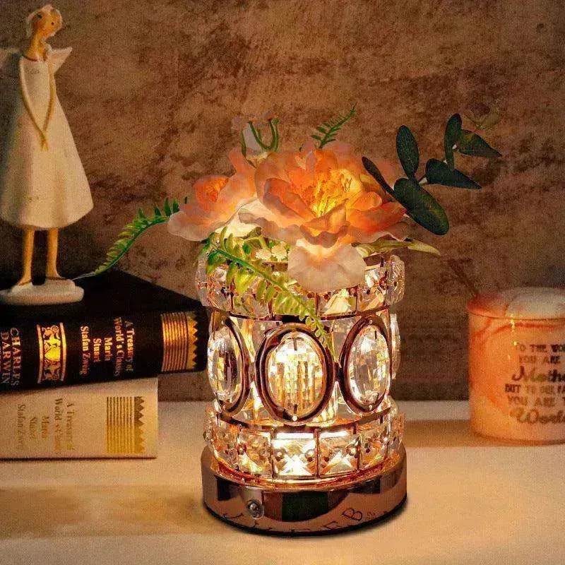 Camellia Crystal Decorative Lamp USB Charging - EX-STOCK Canada