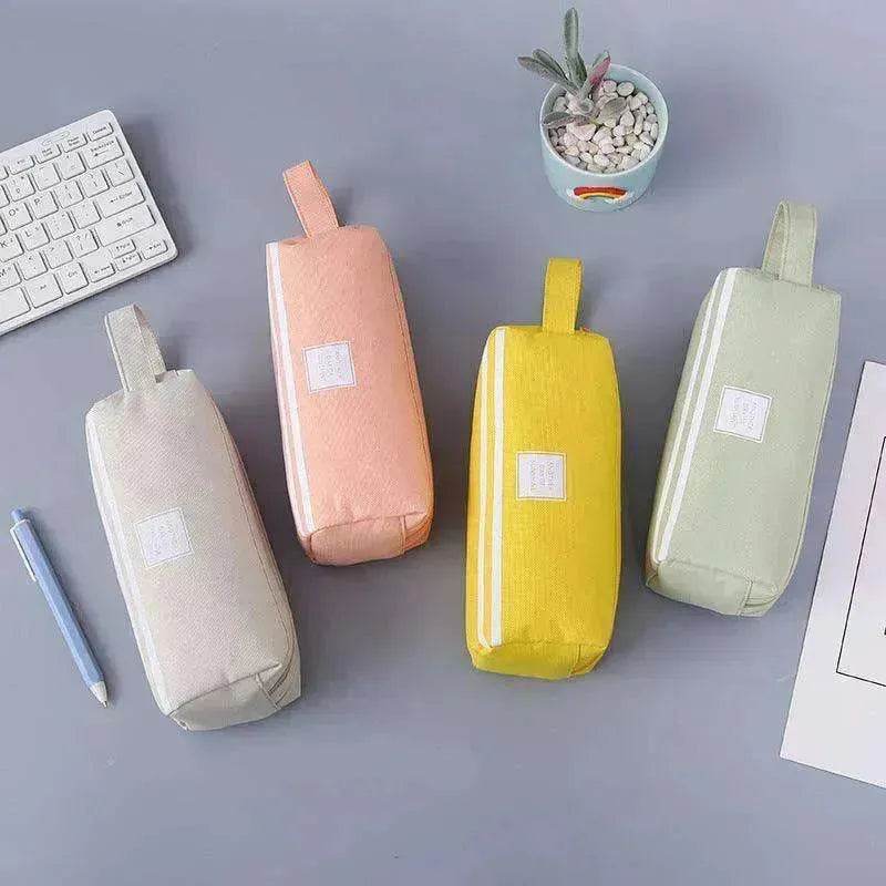 Canvas Double-Layer Stationery Box For Junior High School Students - EX-STOCK Canada