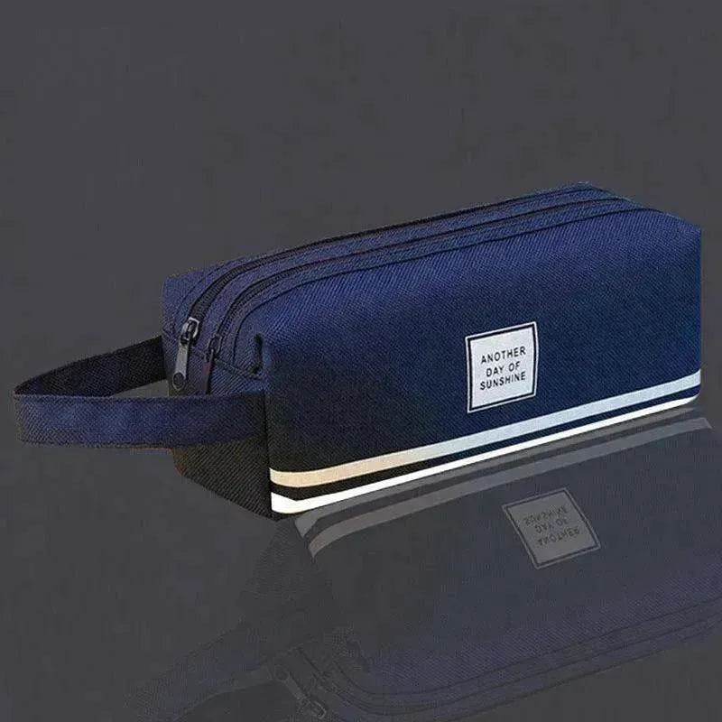 Canvas Double-Layer Stationery Box For Junior High School Students - EX-STOCK Canada