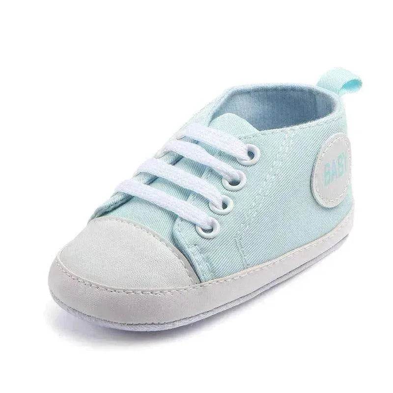 Canvas Sports Sneakers Baby First Walkers Soft Sole Anti-slip Shoes - EX-STOCK Canada