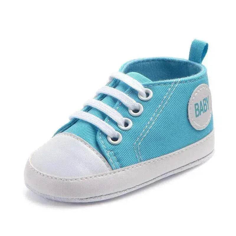 Canvas Sports Sneakers Baby First Walkers Soft Sole Anti-slip Shoes - EX-STOCK Canada