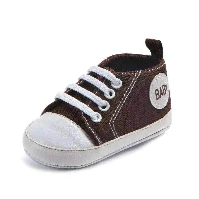 Canvas Sports Sneakers Baby First Walkers Soft Sole Anti-slip Shoes - EX-STOCK Canada