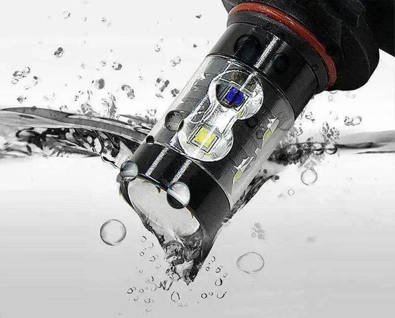 Car Lights Styling High Power 6000K White LED Fog Bulbs H10 Socket - EX-STOCK Canada