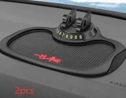 Car Phone Pad 4-in-1 Parking Number Card Anti-Slip Mat Auto Holder - EX-STOCK Canada