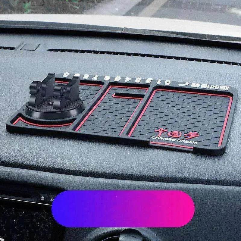 Car Phone Pad 4-in-1 Parking Number Card Anti-Slip Mat Auto Holder - EX-STOCK Canada
