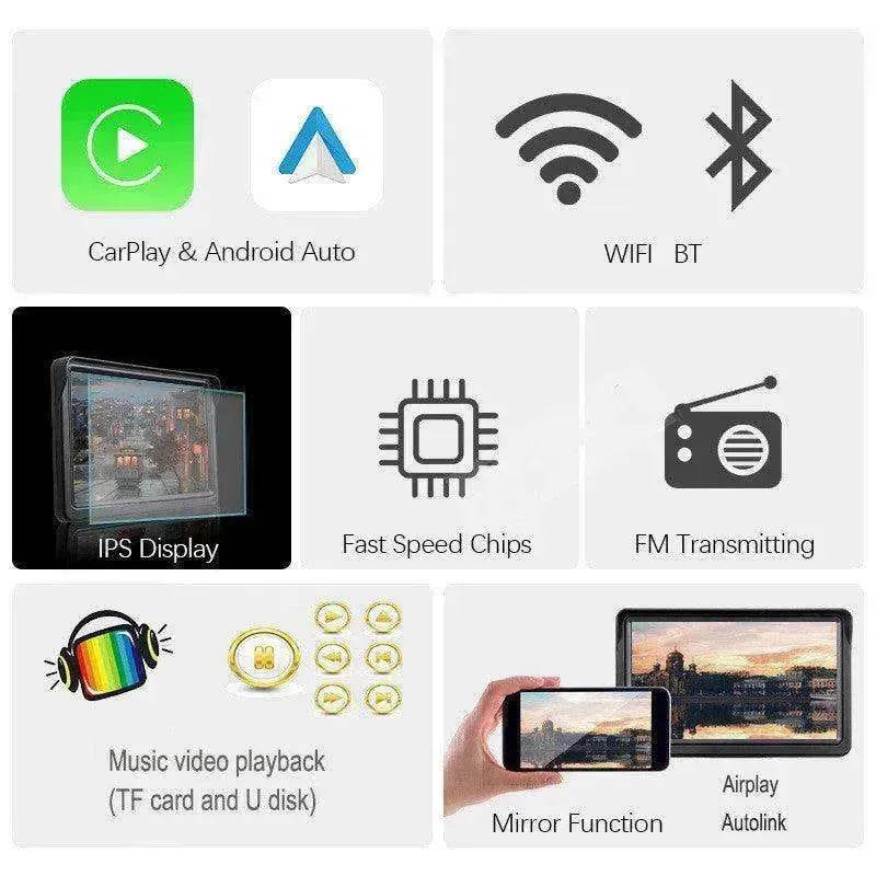 Car Smart Screen Wireless Carplay Auto Phone Projection Navigation - EX-STOCK Canada