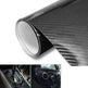 Car Styling Glossy Black 5D Carbon Fiber Vinyl film Car Wrap - EX-STOCK Canada