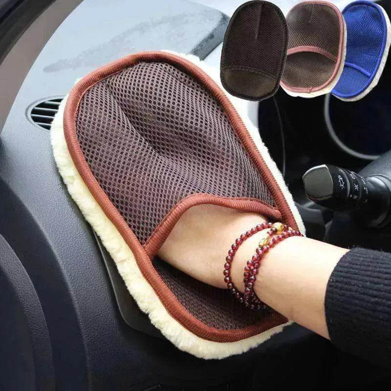 Car wash gloves for car & motorcycle care: soft hair type cleaning tools - EX-STOCK Canada