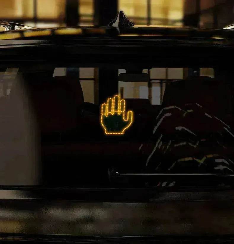 Car's Hand & Fingers Flashing LED Gesture Warning Light - EX-STOCK Canada