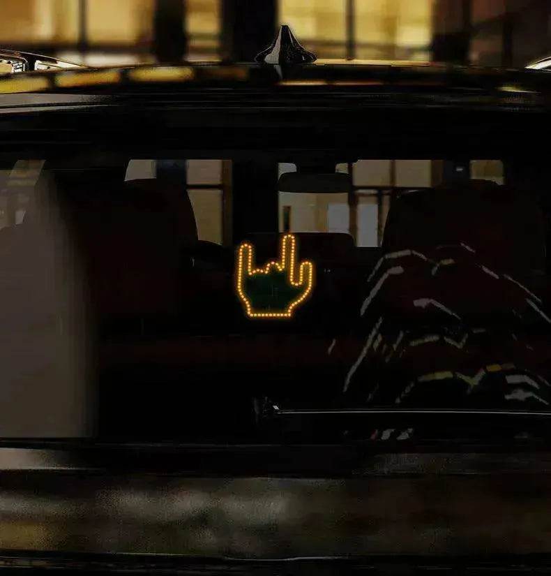 Car's Hand & Fingers Flashing LED Gesture Warning Light - EX-STOCK Canada