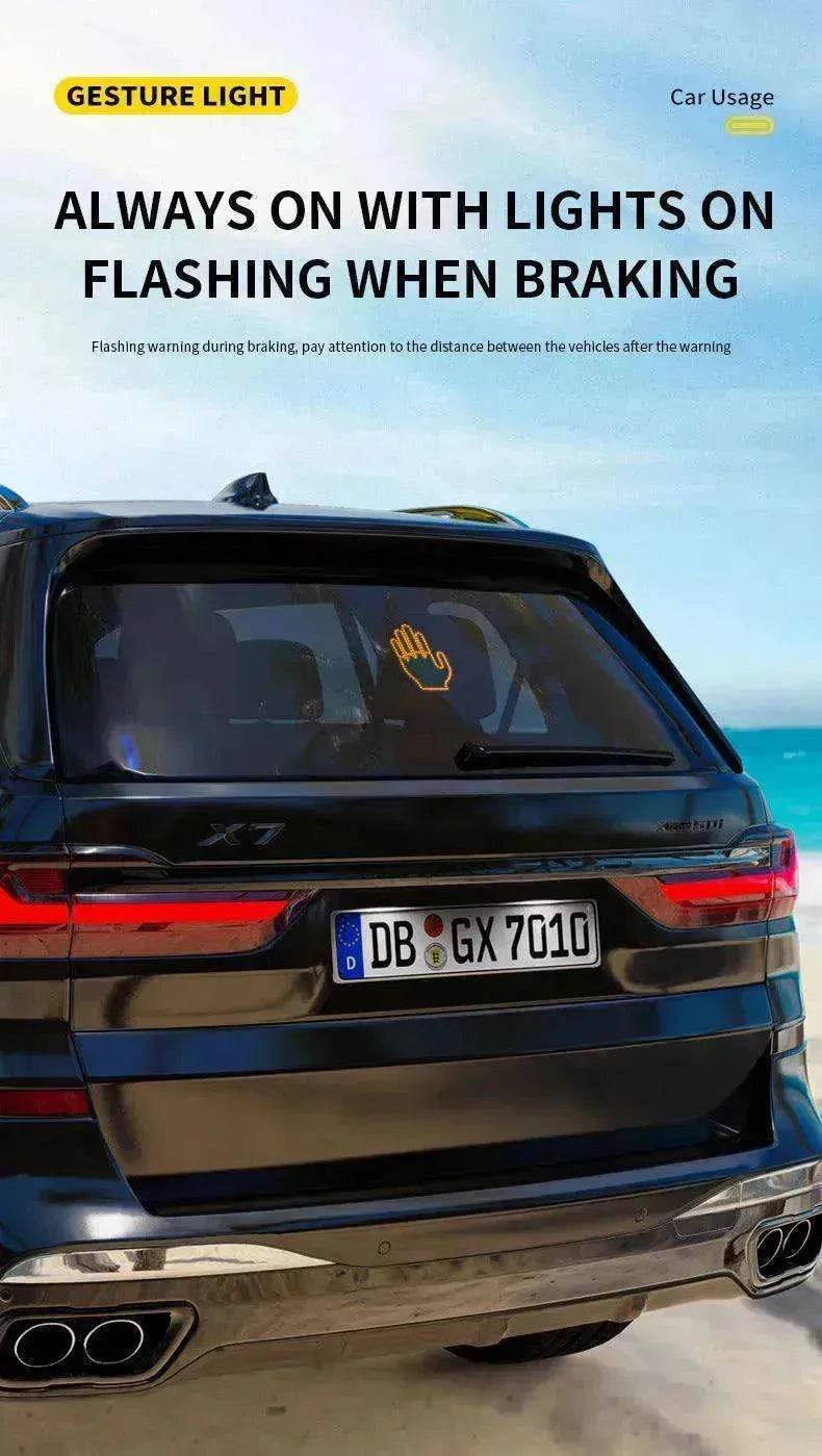 Car's Hand & Fingers Flashing LED Gesture Warning Light - EX-STOCK Canada