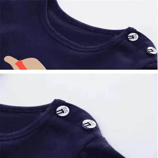 Cartoon Clothing Baby Boy Summer Clothes T-shirt Baby Girl Casual Clothing Sets - EX-STOCK Canada