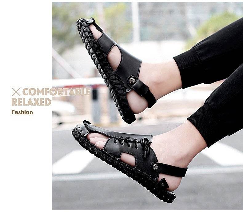 Casual And Fashionable Outdoor Men's Leather Sandals  EX-STOCK CANADA