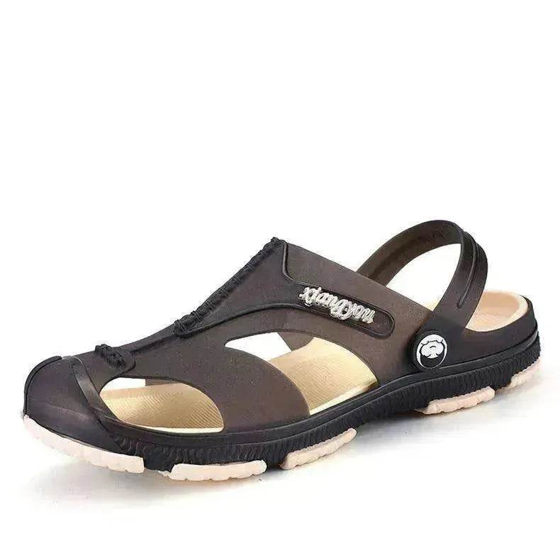 Casual Men's Plus Size Slippers Baotou Half Beach Slippers - EX-STOCK Canada