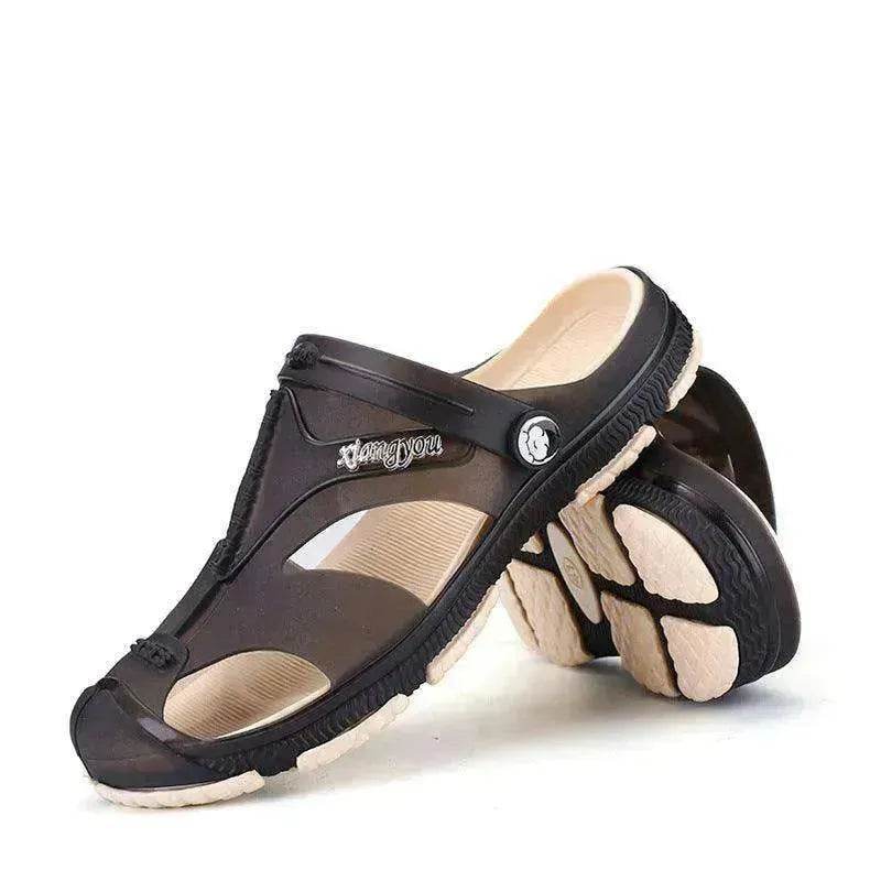 Casual Men's Plus Size Slippers Baotou Half Beach Slippers - EX-STOCK Canada