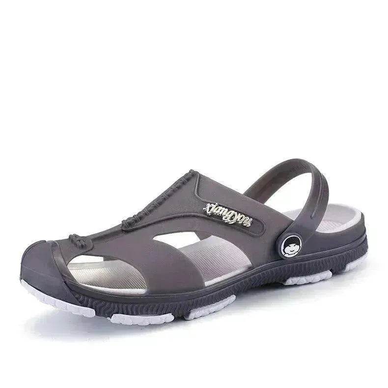 Casual Men's Plus Size Slippers Baotou Half Beach Slippers - EX-STOCK Canada