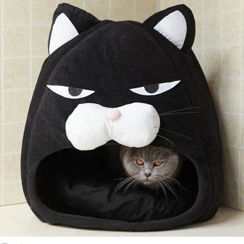 Maison de Chat Lit Tapis de Litière pour Chat Nid de Sommeil Lit pour AnimalEX-STOCK Canada