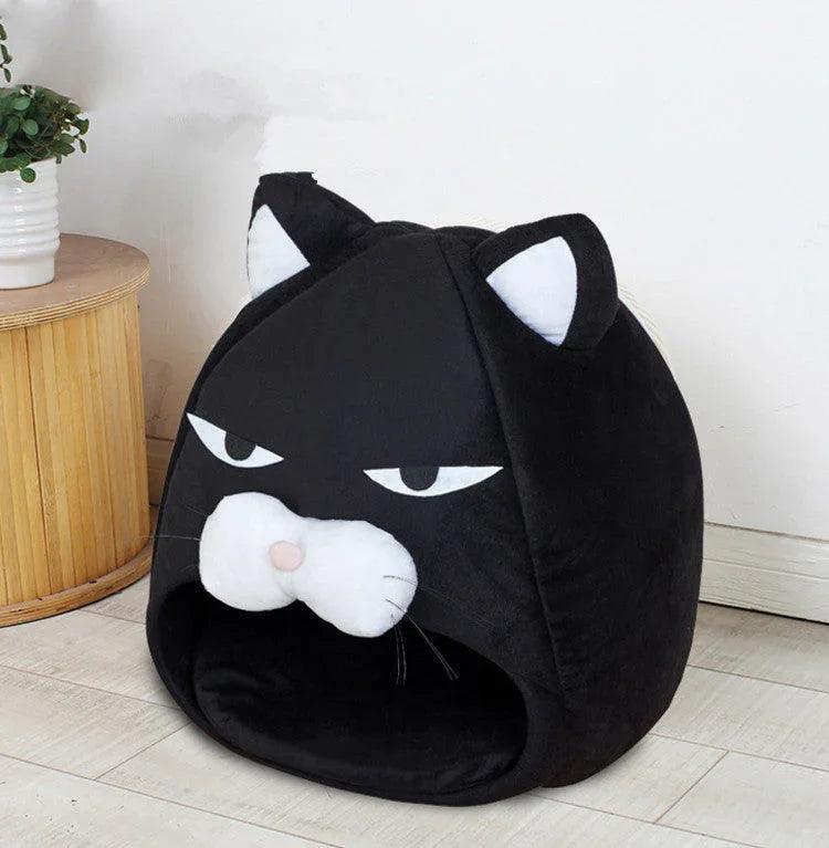 Maison de Chat Lit Tapis de Litière pour Chat Nid de Sommeil Lit pour AnimalEX-STOCK Canada