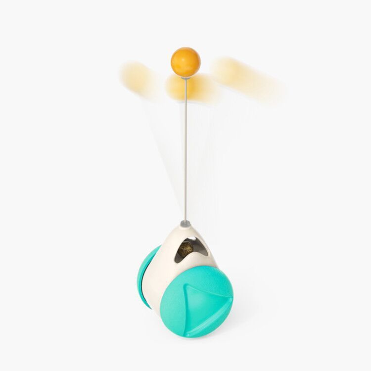 Cat Rotating Windmill Multi-Function Toys Itch Scratching Device Teeth Shining Toy EX-STOCK Canada